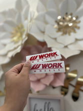 Load image into Gallery viewer, Work Wheels Logo Decal (1)