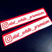 Load image into Gallery viewer, Custom Instagram Decals (Pair)
