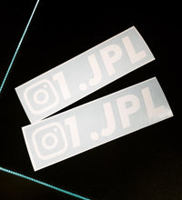 Load image into Gallery viewer, Custom Instagram Decals (Pair)