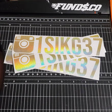 Load image into Gallery viewer, Custom Instagram Decals (Pair)