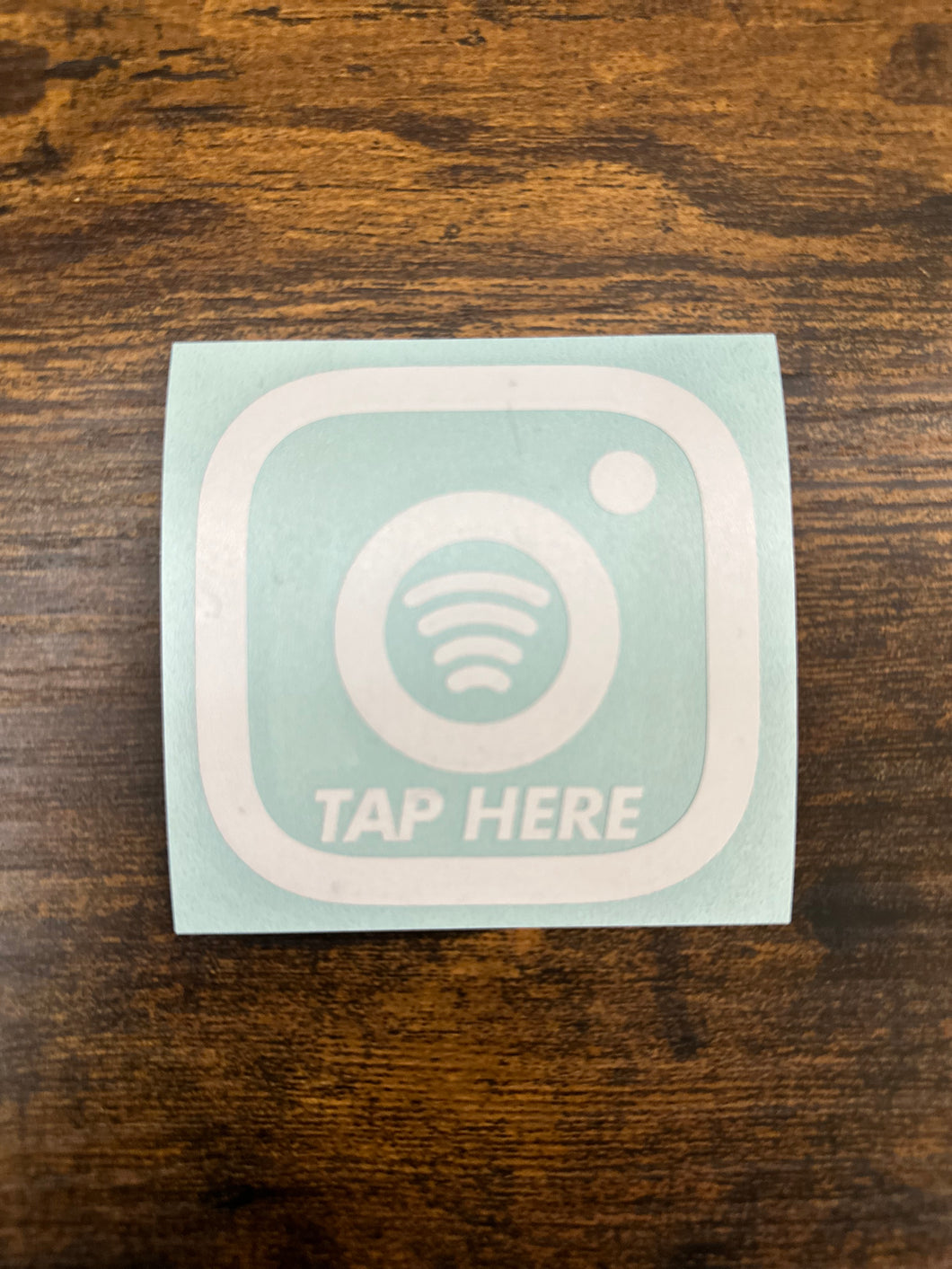NFC Tap Instagram Icon Decal